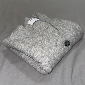 Grey Smoke Colored Crop Cardigan